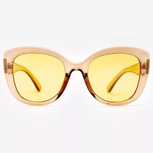 VITENZI Night Vision Driving Sunglasses Anti Glare Barletta Oversized Cat Eye